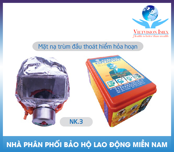 Mặt nạ trùm đầu thoát hiểm hỏa hoạn